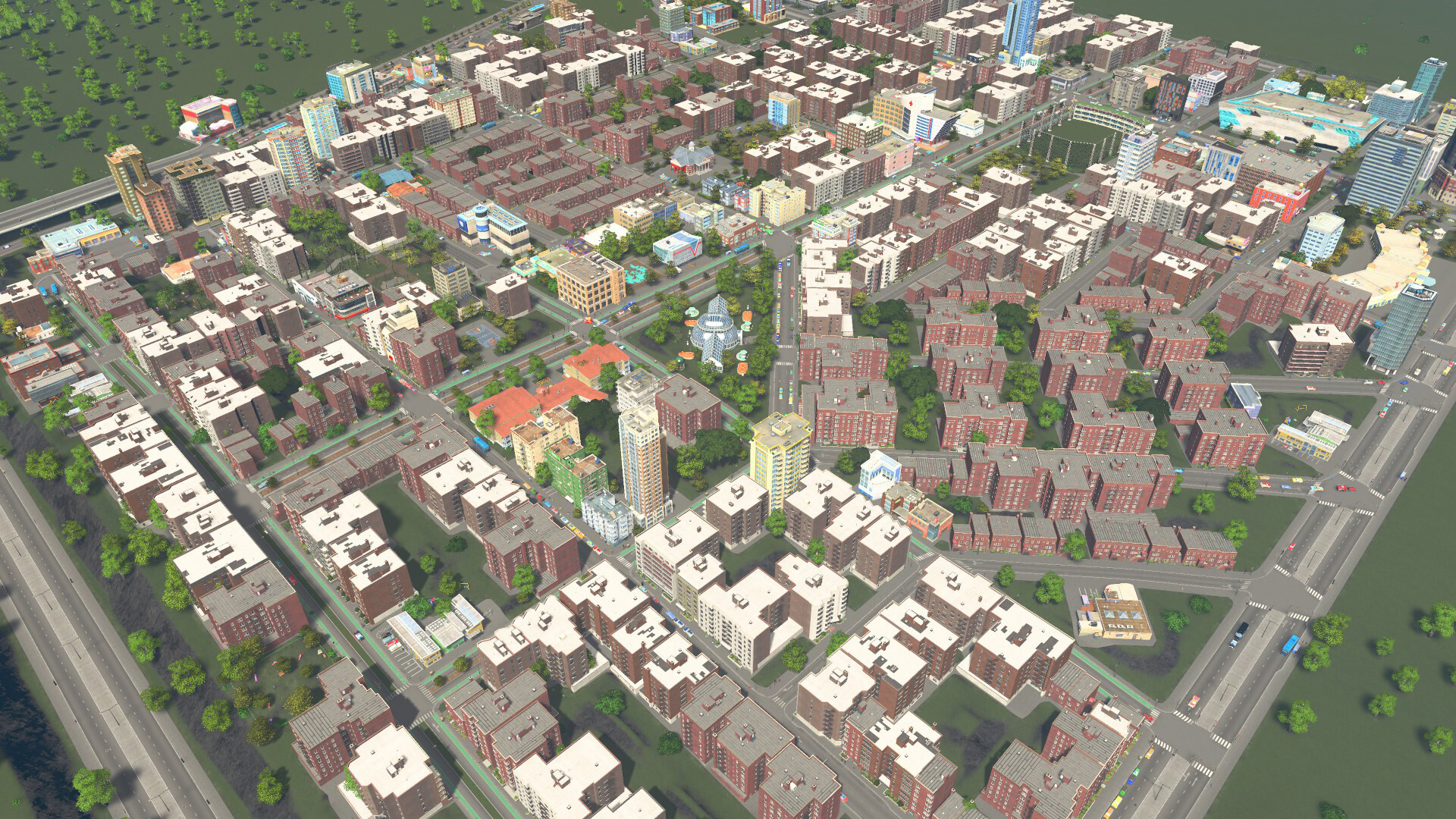 Cities: Skylines - Content Creator Pack: Brooklyn & Queens DLC PC Steam CD Key screenshot 4