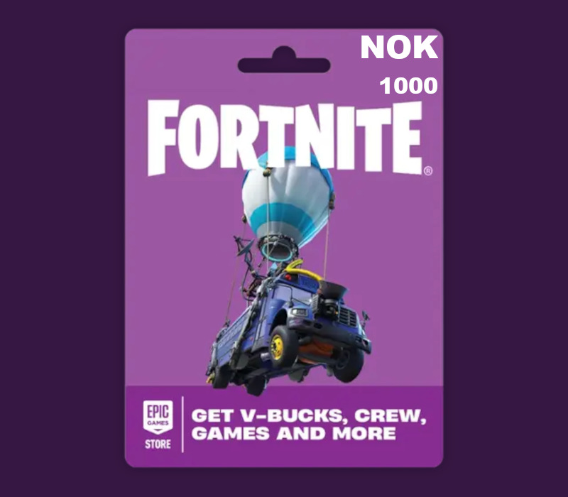 Fortnite NOK 1000 PC Epic Games Gift Card NO cover