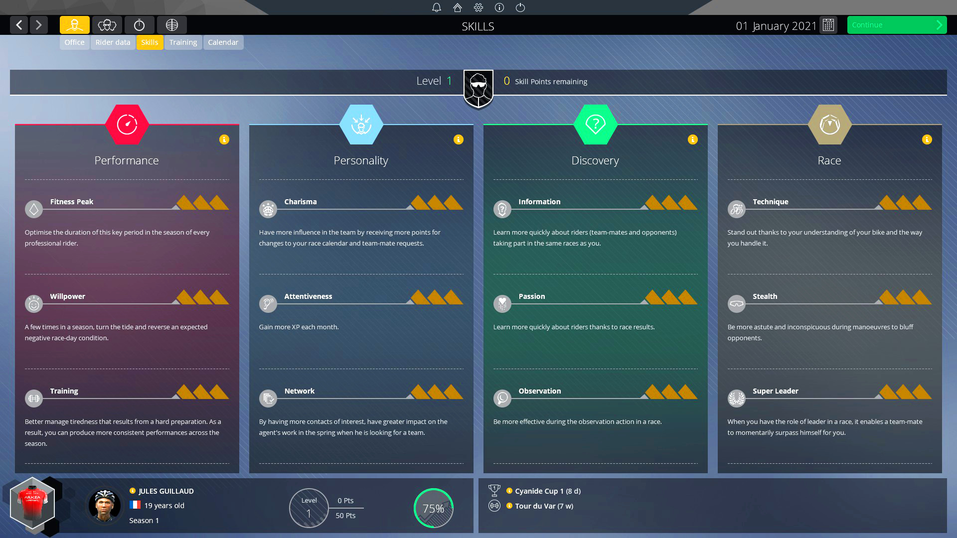 Pro Cycling Manager 2021 EU Steam CD Key screenshot 3
