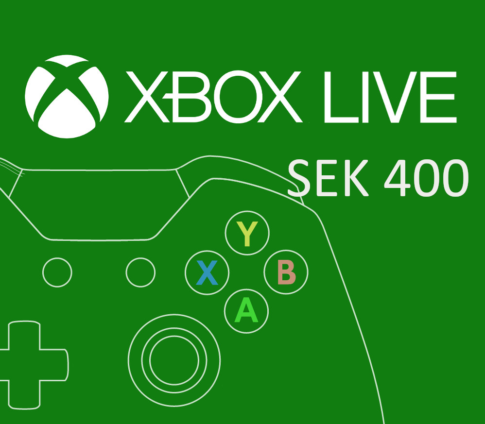 Copertina di XBOX Live 400 SEK Prepaid Card SE