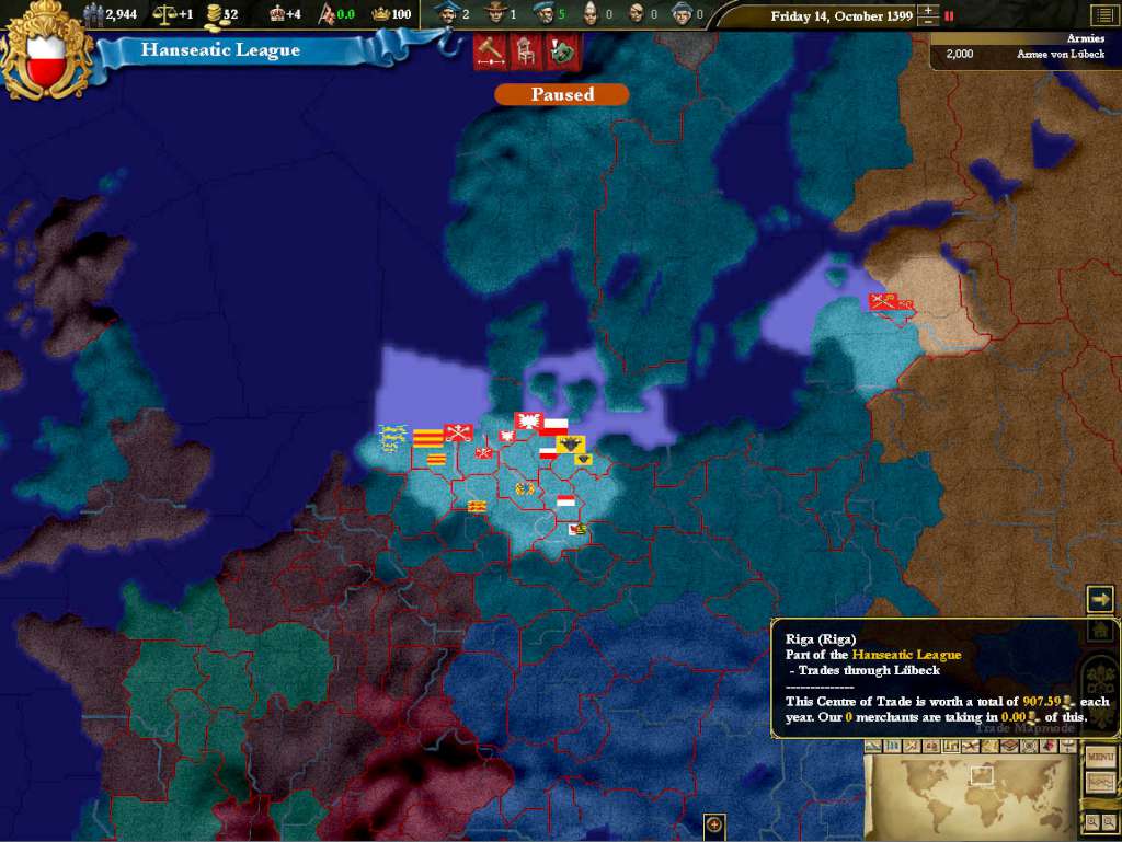 Screenshot 1 di Europa Universalis III - Divine Wind Expansion EU PC Steam CD Key
