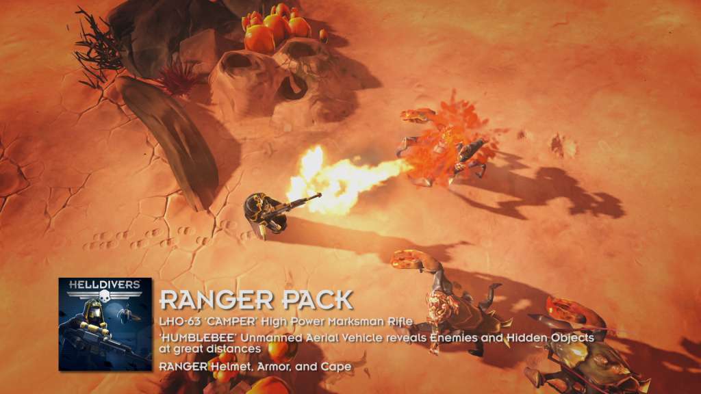 HELLDIVERS - Ranger Pack DLC PC Steam CD Keyのスクリーンショット3