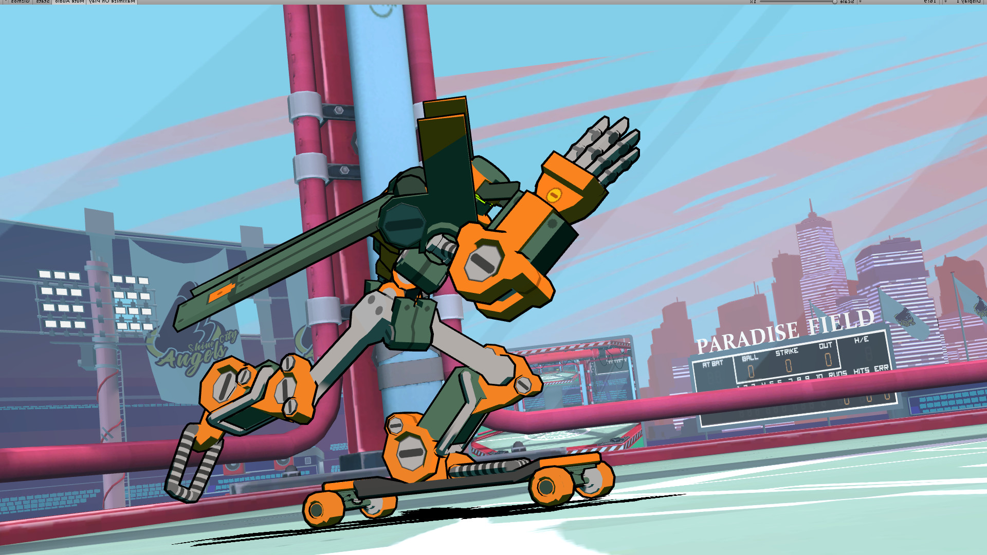 Screenshot 1 di Lethal League Blaze  - Insectoid Loneriding Mechranger outfit for Switch DLC PC Steam CD Key