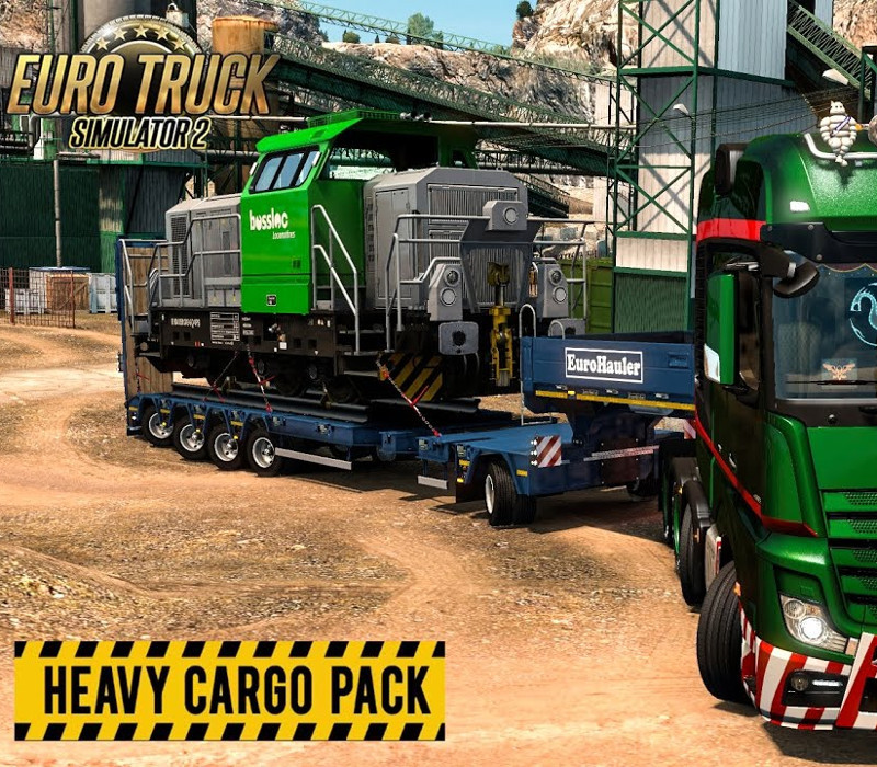 Euro Truck Simulator 2 - Heavy Cargo Pack DLC Steam CD Key cover art