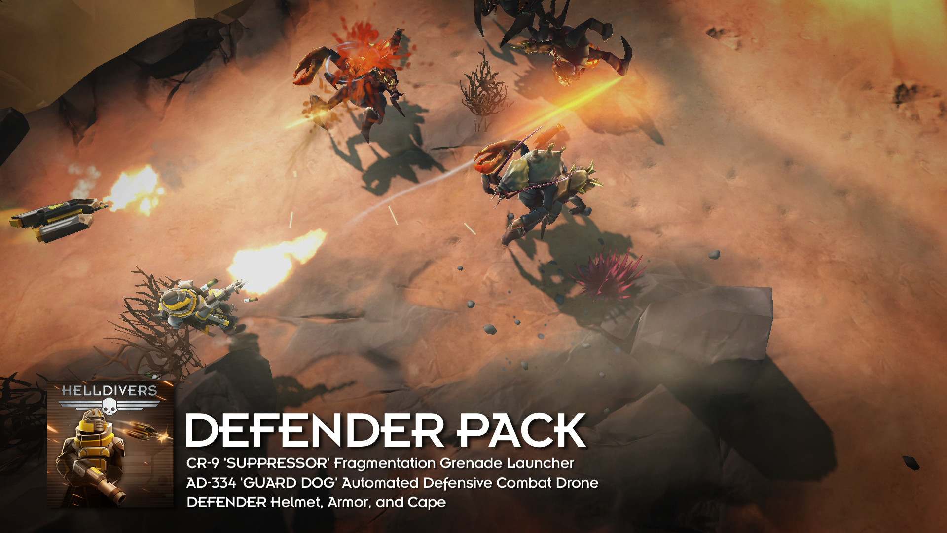 HELLDIVERS - Defenders Pack DLC PC Steam CD Keyのスクリーンショット2