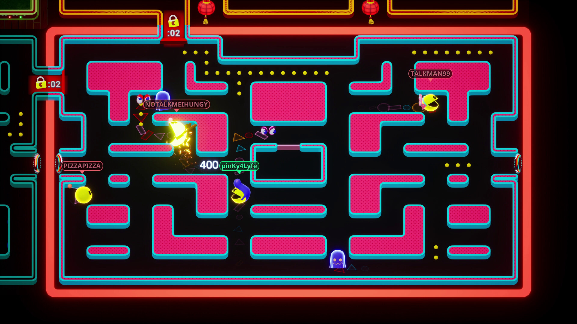 PAC-MAN Mega Tunnel Battle: Chomp Champs EU PC Steam CD Key screenshot 1