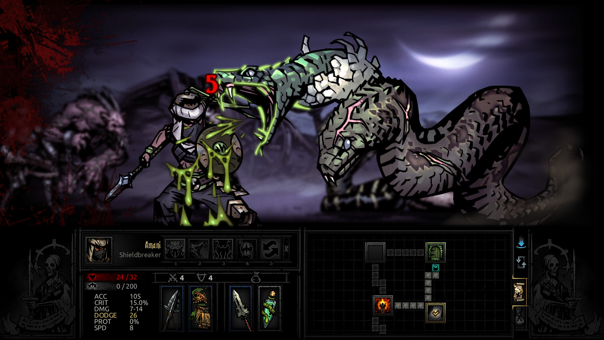 Darkest Dungeon - The Shieldbreaker DLC PC Steam CD Key screenshot 8