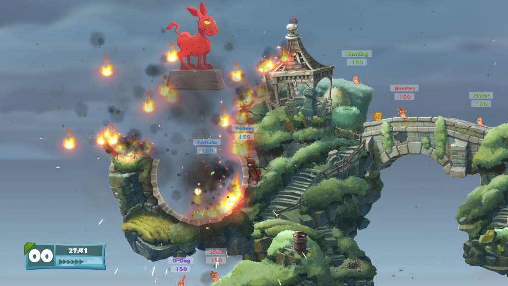 Screenshot 1 di WORMS W.M.D Nintendo Switch Access