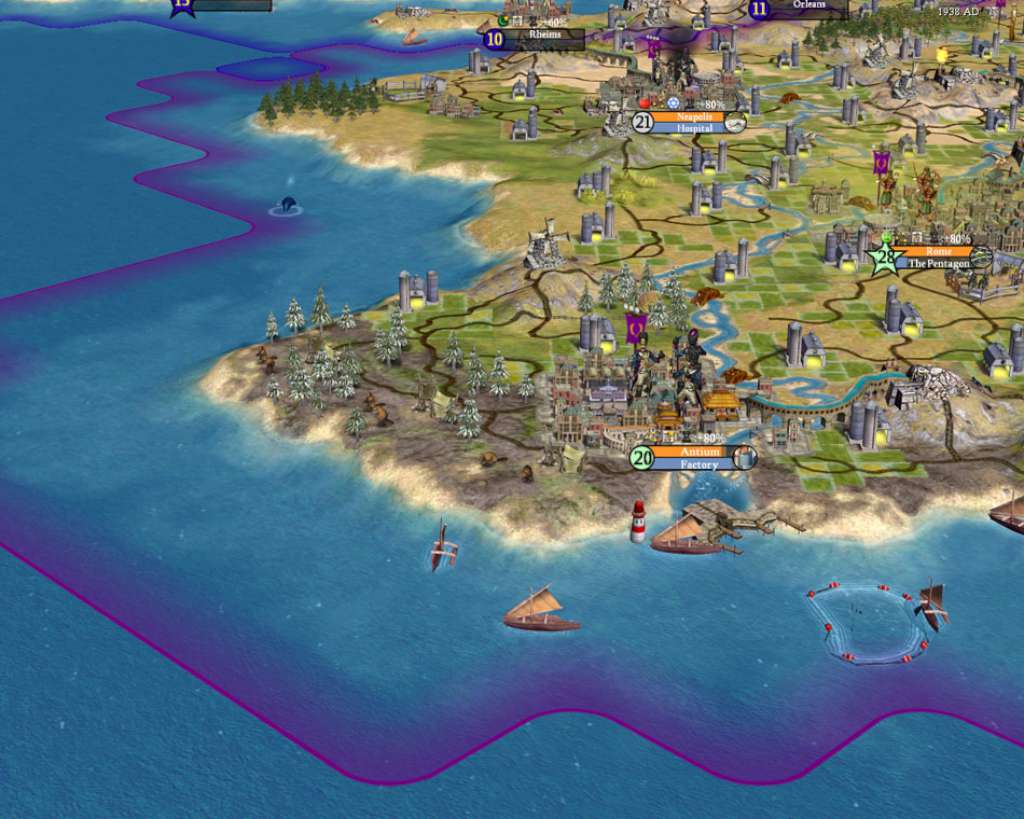 Sid Meier's Civilization IV Complete Edition US Steam CD Key screenshot 5