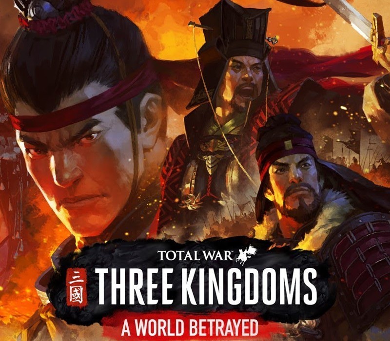 Total War: THREE KINGDOMS - A World Betrayed DLC EU PC Steam Altergift cover art