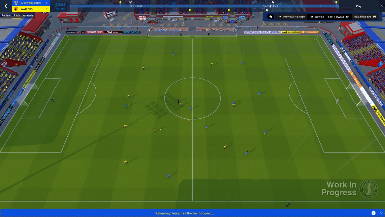 Football Manager Touch 2018 EU PC Steam CD Keyのスクリーンショット1