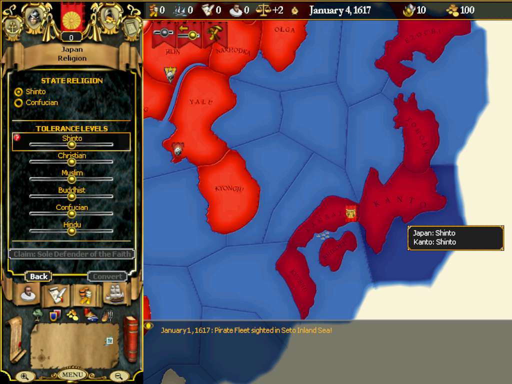 For The Glory: A Europa Universalis Game EU PC Steam CD Key screenshot 4
