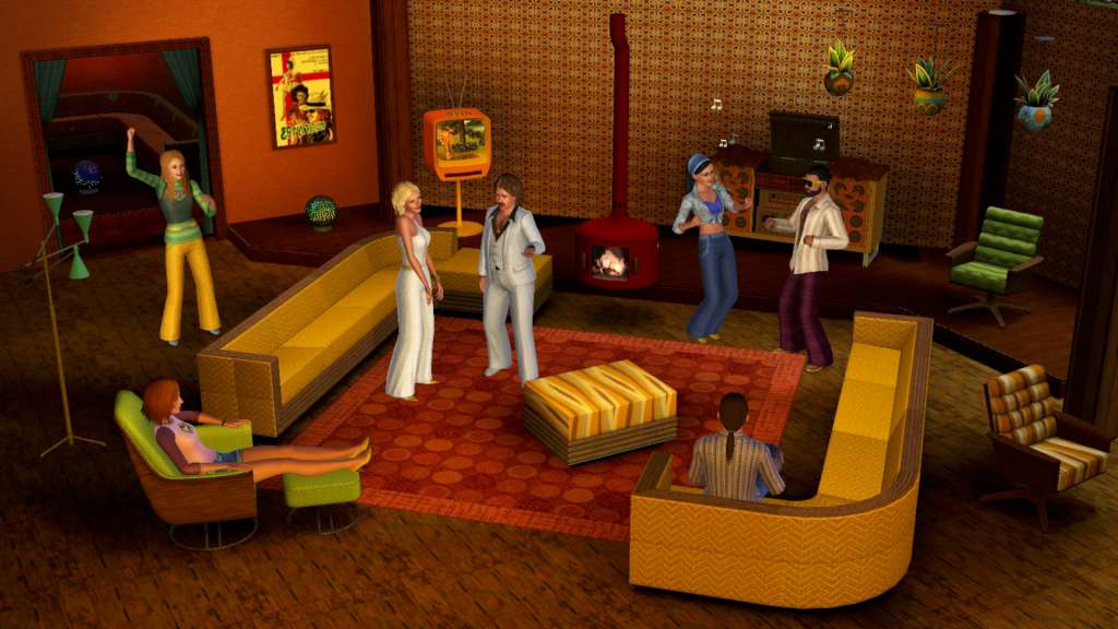 The Sims 3 - 70s, 80s, & 90s Stuff Pack EU EA App CD Key 스크린샷 2
