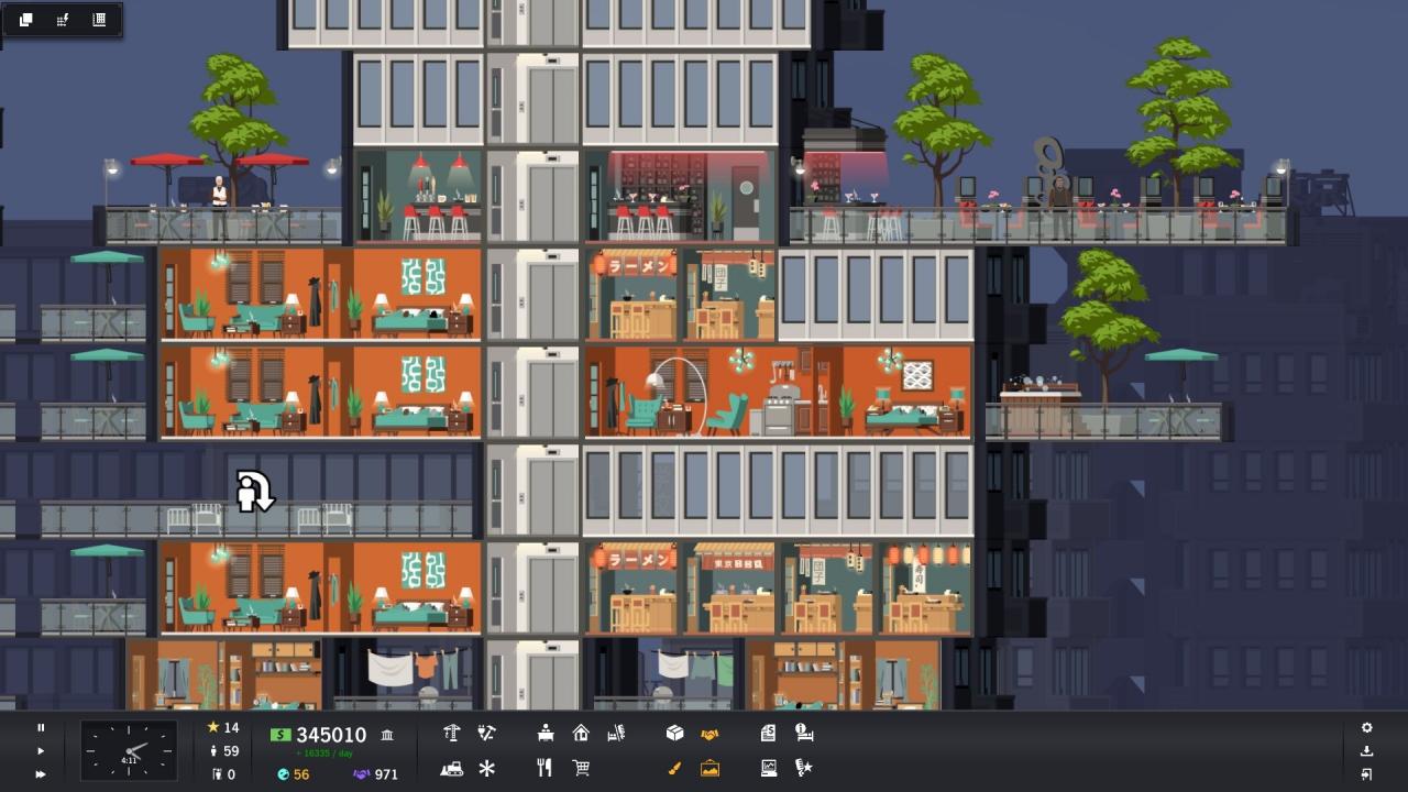 Project Highrise - Tokyo Towers DLC PC Steam CD Key screenshot 4