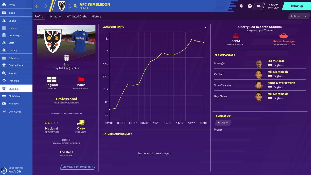 Football Manager Touch 2020 EU PC Steam CD Key screenshot 7