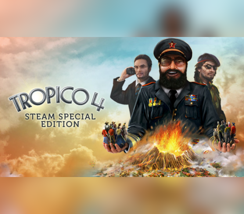 Tropico 4 EU PC Steam CD Key cover art