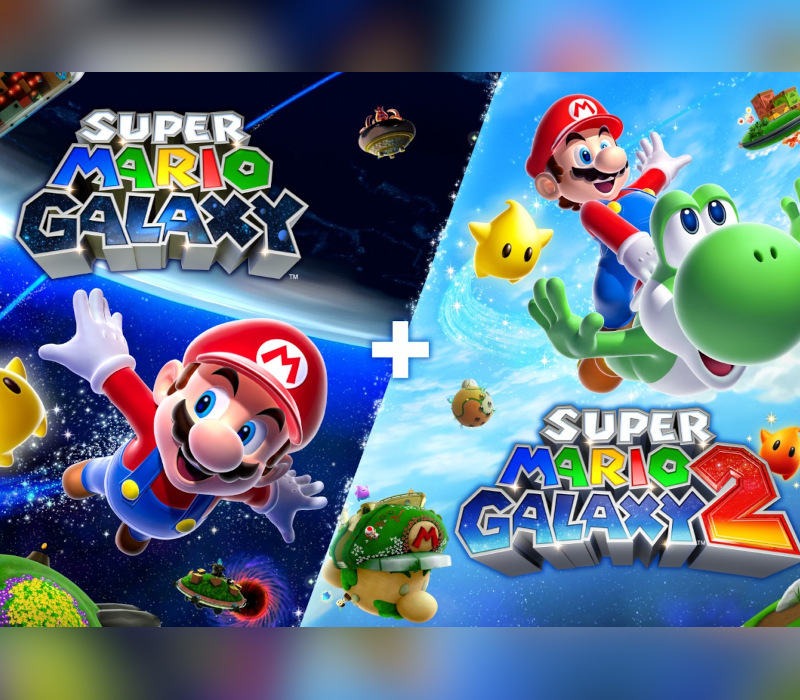 Super Mario Galaxy + Super Mario Galaxy 2 JP Nintendo Switch CD Key cover art