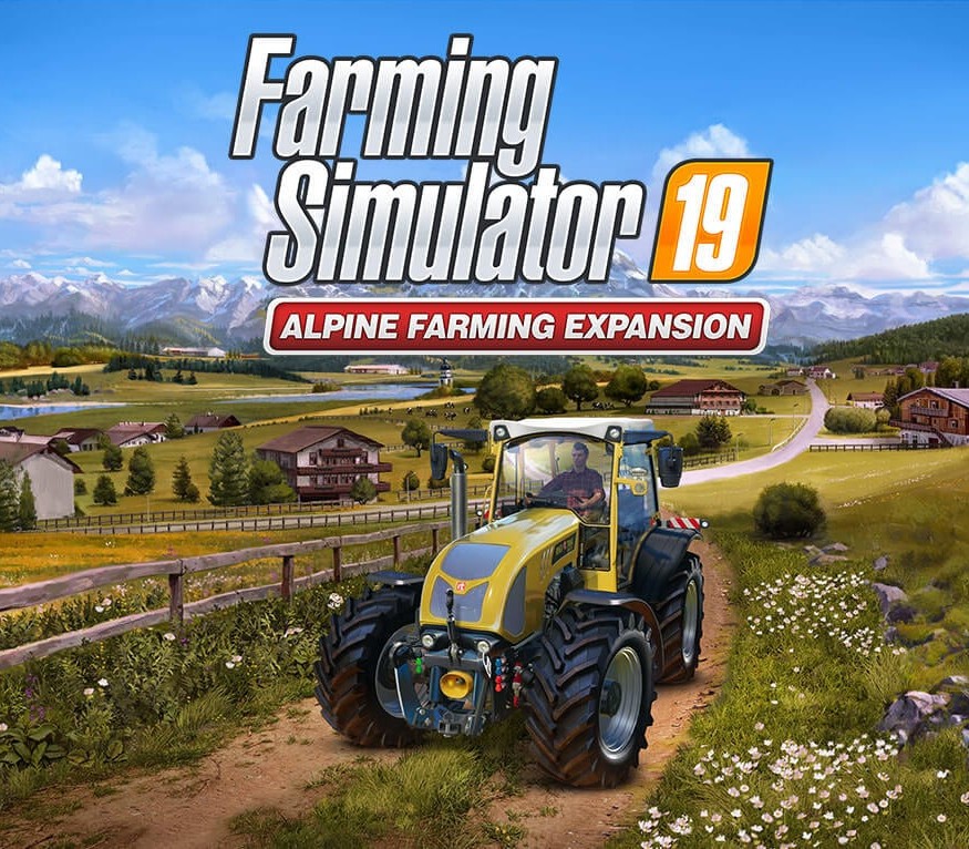 Farming Simulator 19 - Alpine Farming Expansion DLC PC Steam CD Key cover art