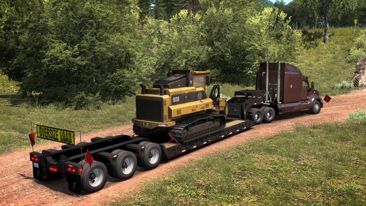 American Truck Simulator - Forest Machinery DLC Steam Altergift screenshot 6