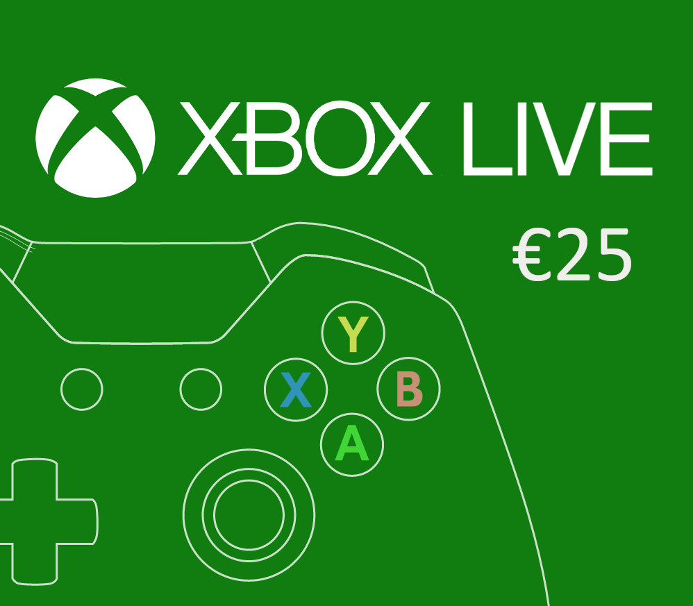 XBOX Live €25 Prepaid Card PT cover art