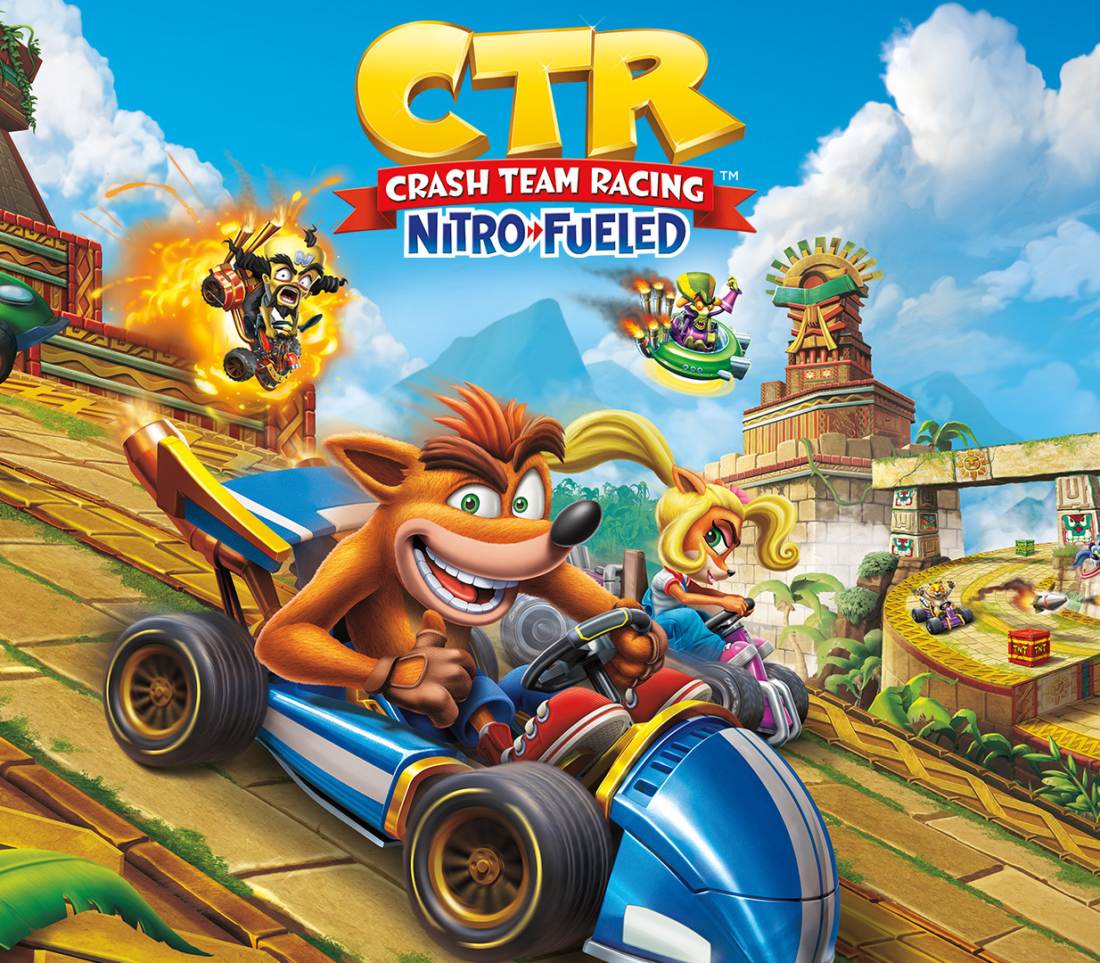 Okładka Crash Team Racing Nitro-Fueled PS4/PS5 Account