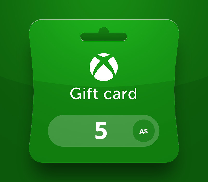 XBOX Live AUD 5 Prepaid Card AU cover art