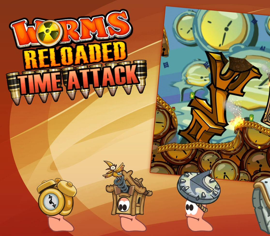 Copertina di Worms Reloaded - Time Attack Pack DLC EU PC Steam CD Key
