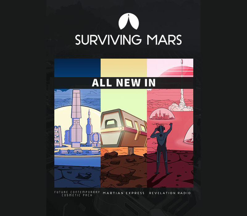 Surviving Mars - All New In Bundle DLC PC Steam CD Key cover art