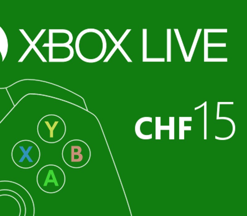 XBOX Live 15 CHF Prepaid Card CH cover art