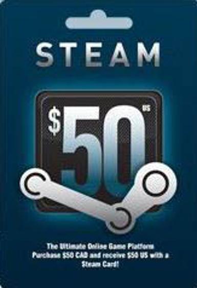 Carátula de Steam Gift Card 50 USD (US)