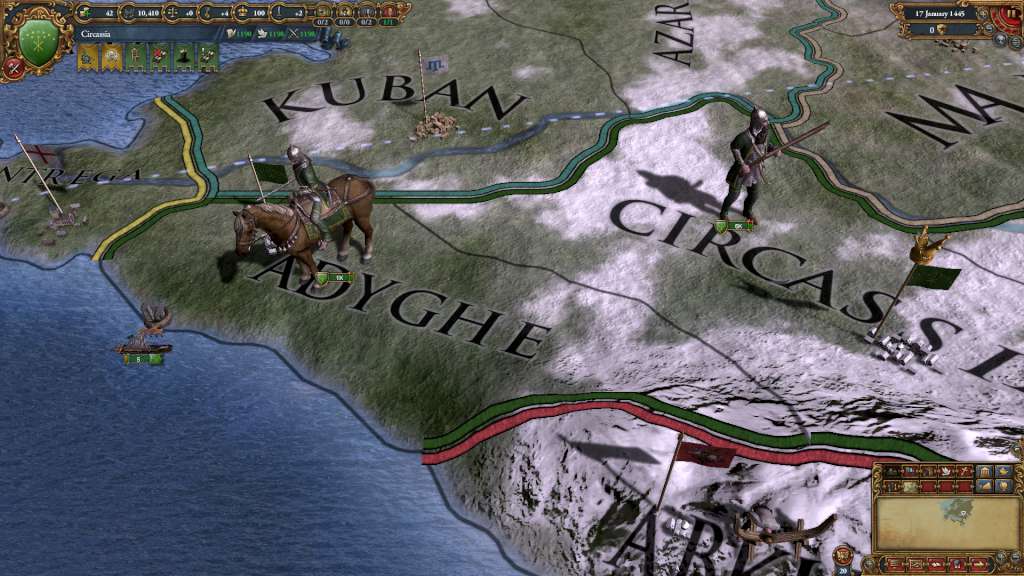 Europa Universalis IV - The Cossacks Content Pack DLC US PC Steam CD Key screenshot 2