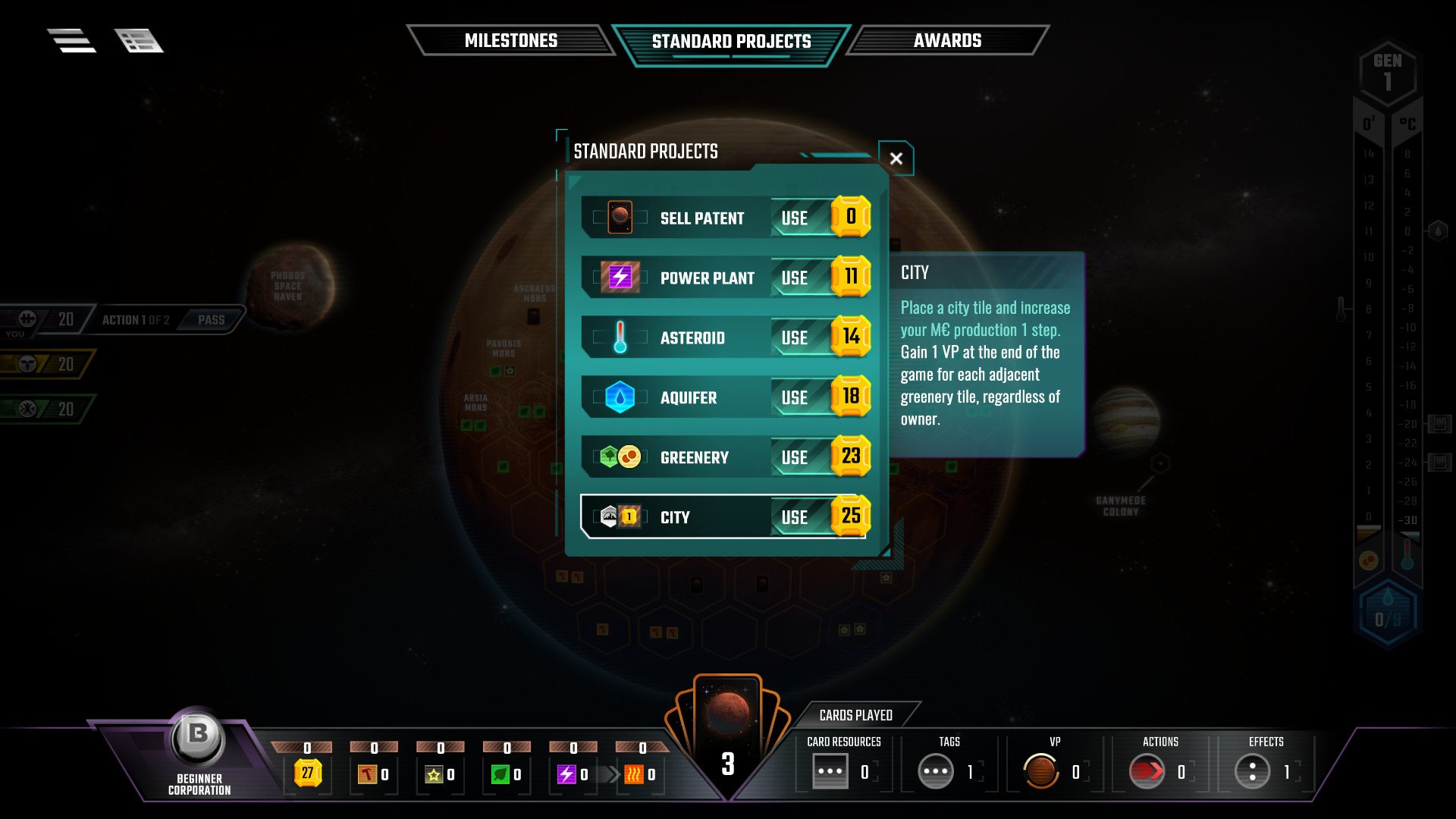 Terraforming Mars Steam CD Key screenshot 5