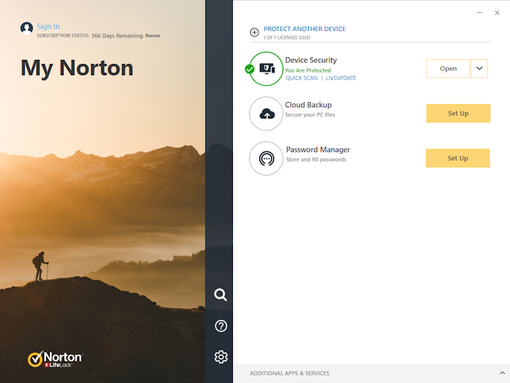 Norton Antivirus Plus US Key (1 Year / 1 PC) screenshot 1