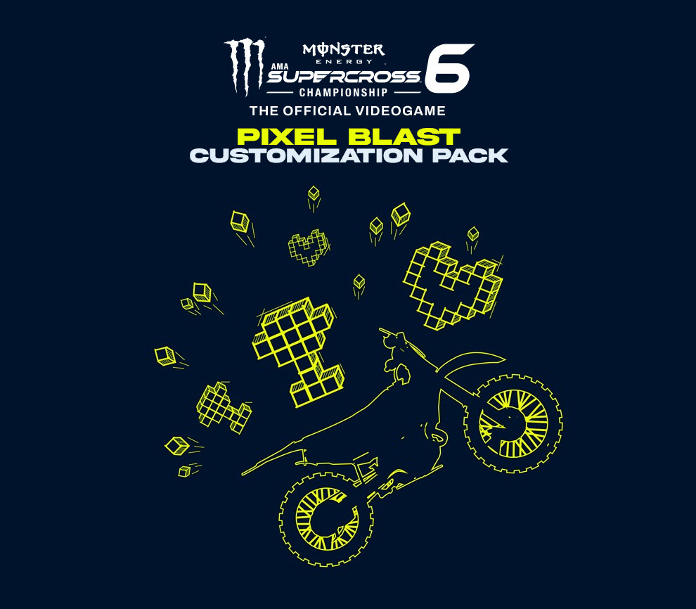 Monster Energy Supercross 6 - Pixel Blast Customization Pack DLC EU PS5 CD Key cover art