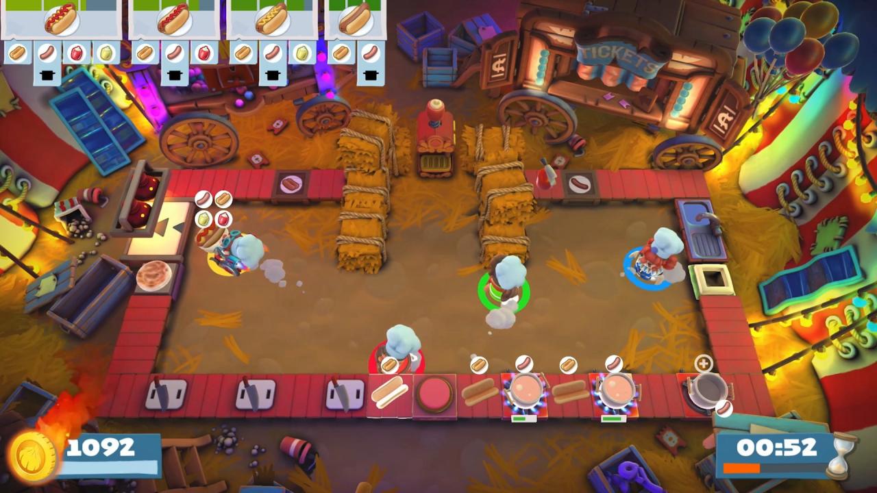 Overcooked! 2 - Carnival of Chaos DLC PC Steam CD Key screenshot 3
