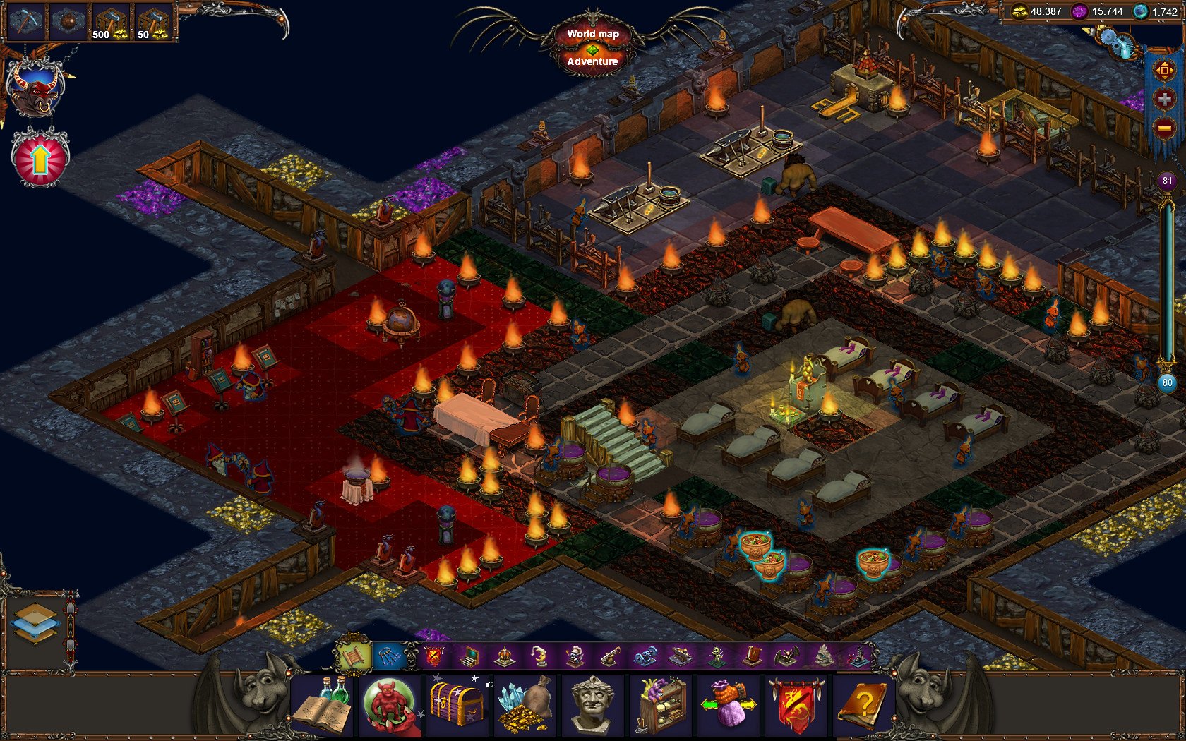 Little Imps: A Dungeon Builder Steam CD Key screenshot 5