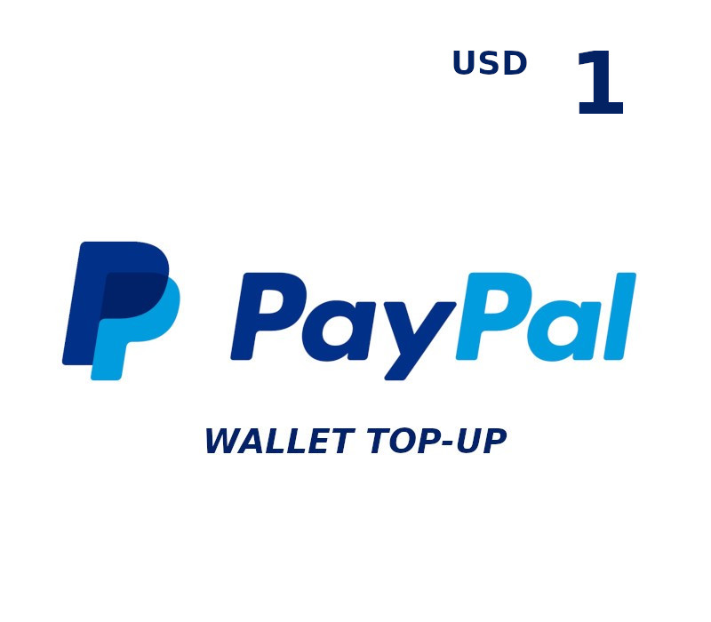 PayPal Wallet 1 USD Top Up US cover art