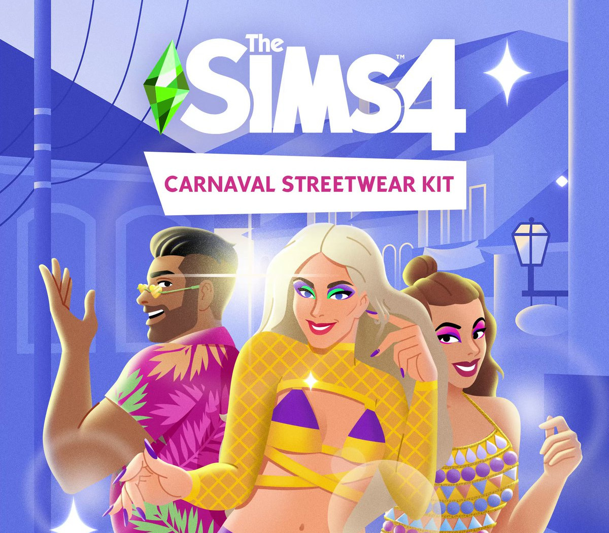 The Sims 4 - Carnaval Streetwear Kit DLC EU PC EA App CD Key cover art