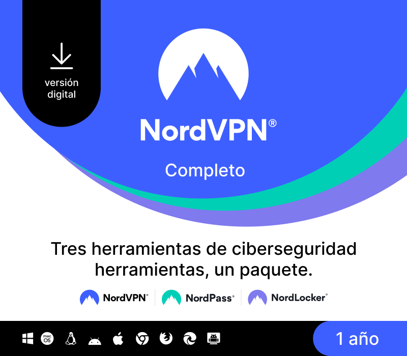 NordVPN Complete ES Key (1 Year / 10 Devices) kapak görseli