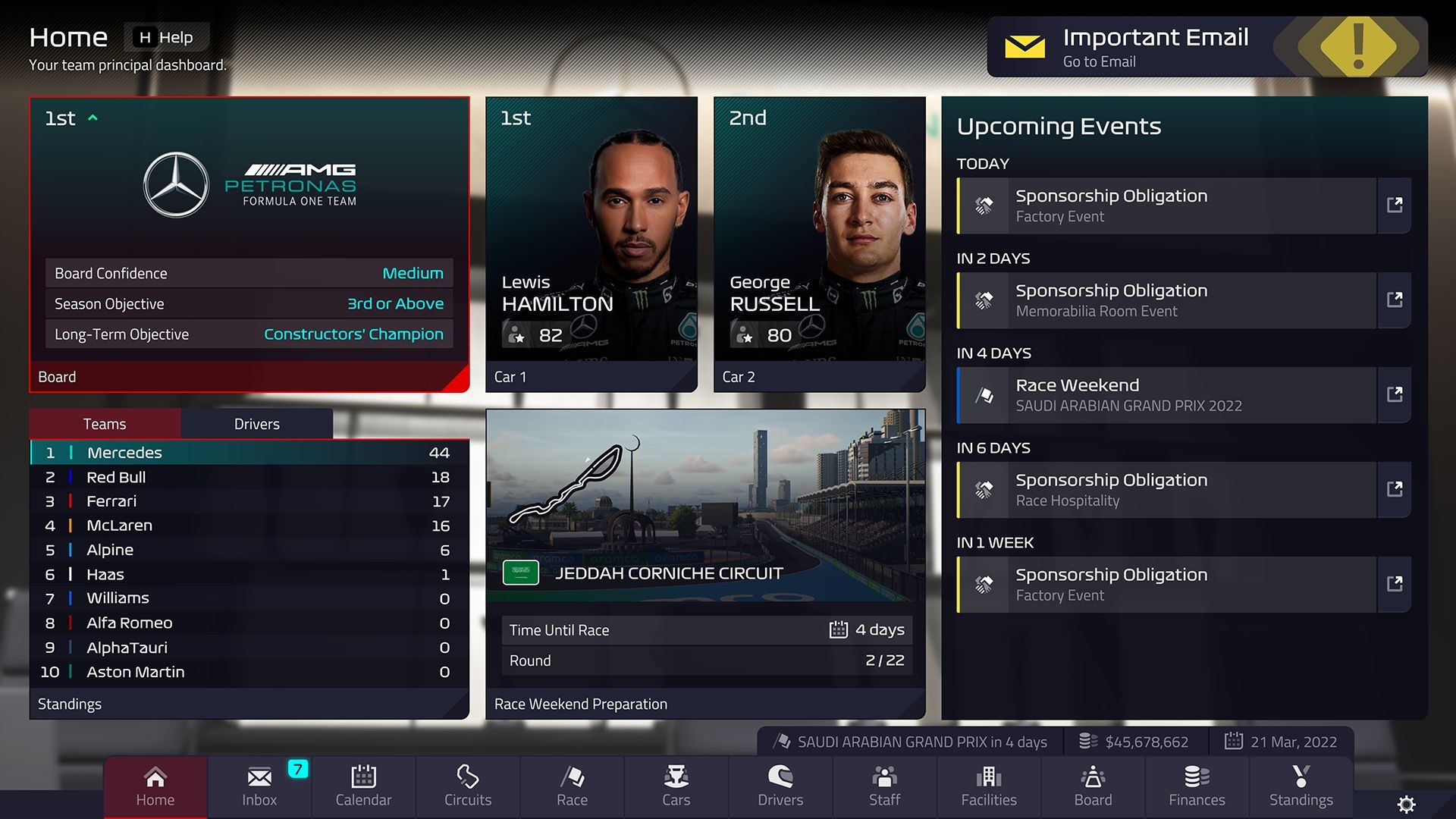 F1 Manager 2022 EU Steam CD Key screenshot 1