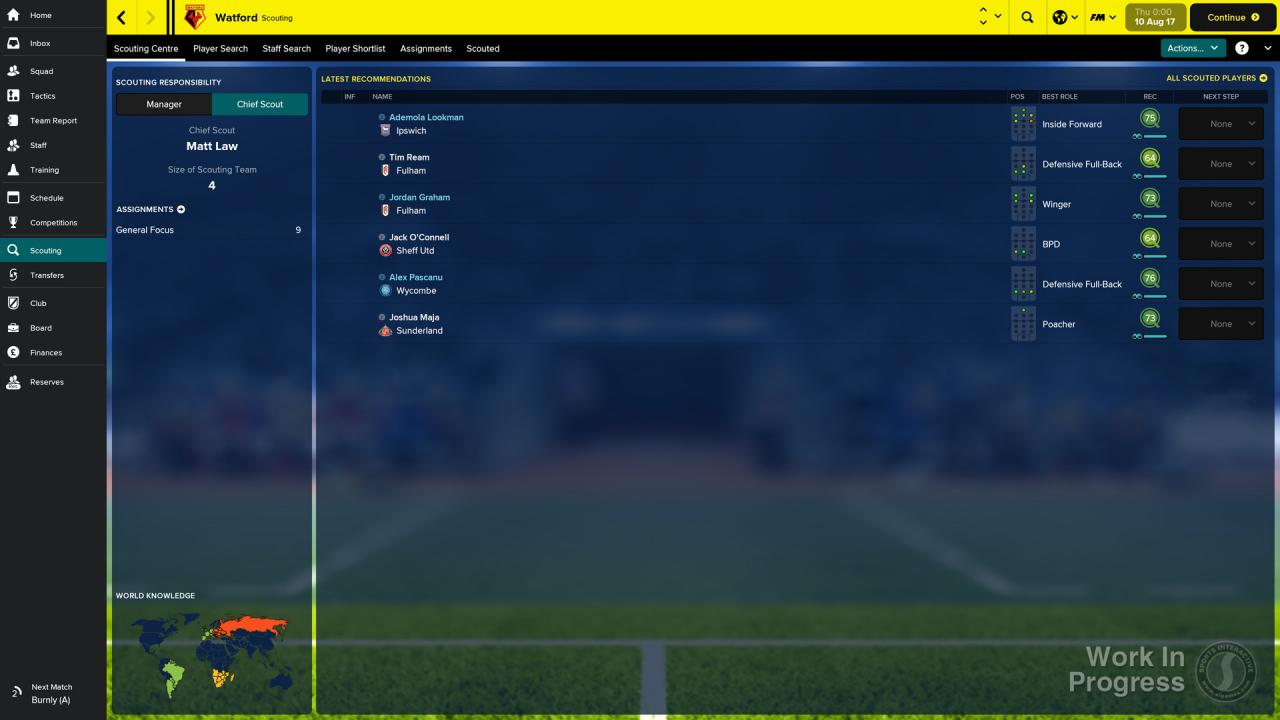 Football Manager Touch 2018 EU PC Steam CD Keyのスクリーンショット4
