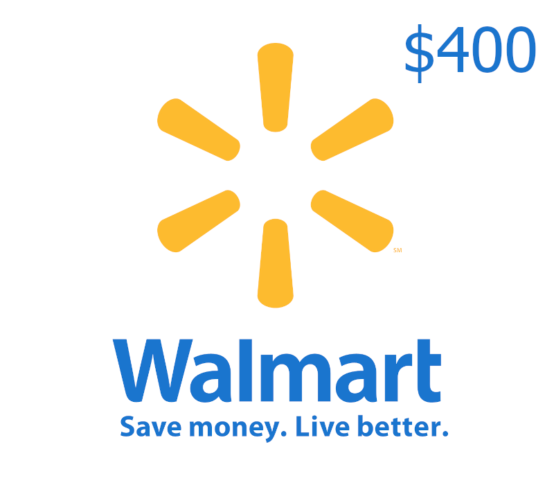 Walmart USD 400 Gift Card US cover art