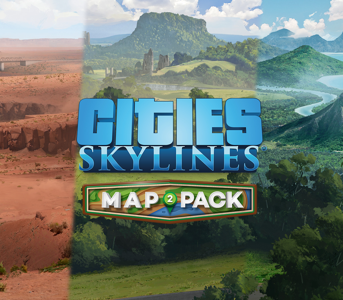 Cities: Skylines - Content Creator Pack: Map Pack 2 DLC EU PC Steam CD Key cover art