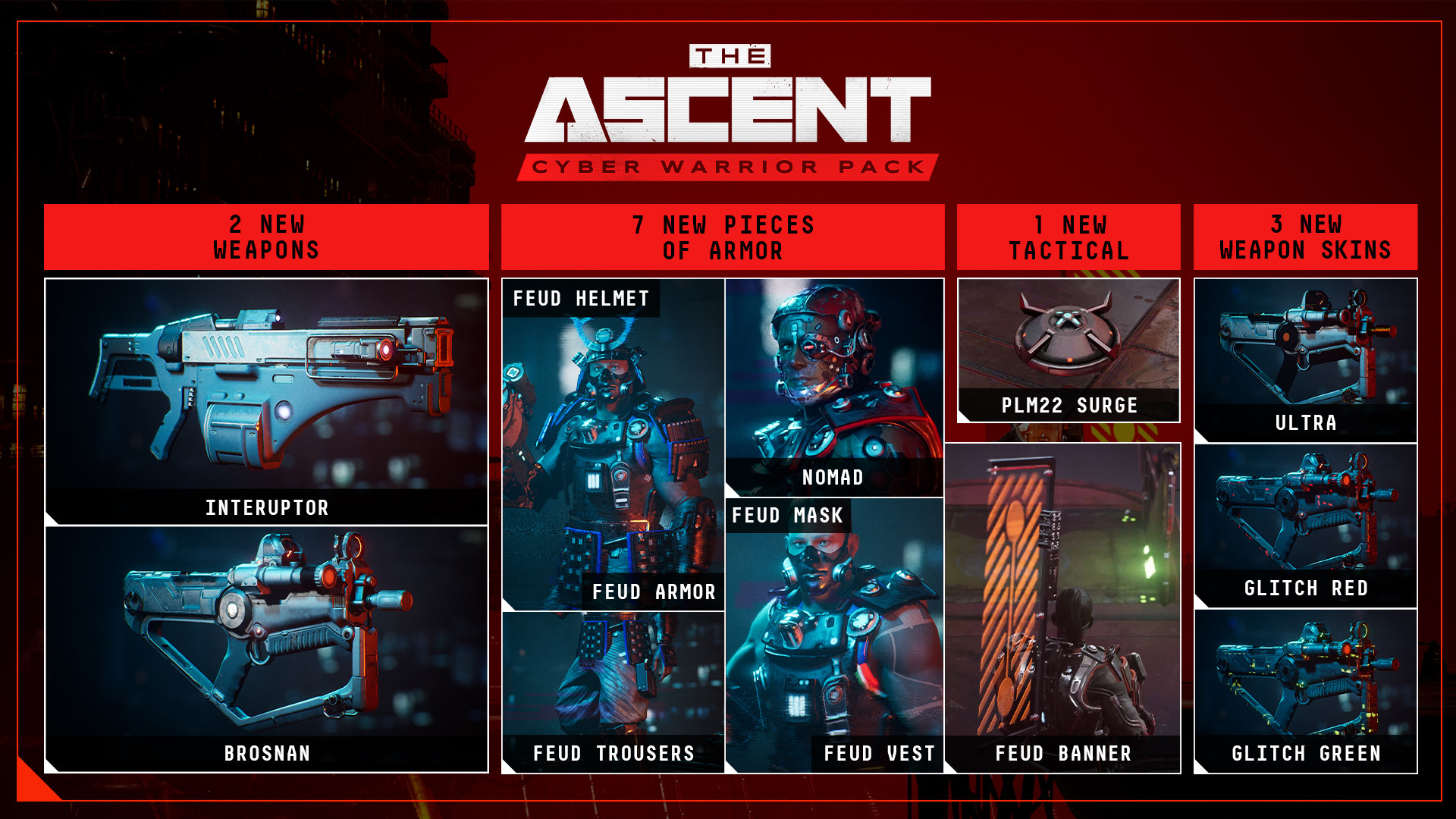 The Ascent - Cyber Warrior Pack DLC Steam CD Key — zrzut ekranu 2