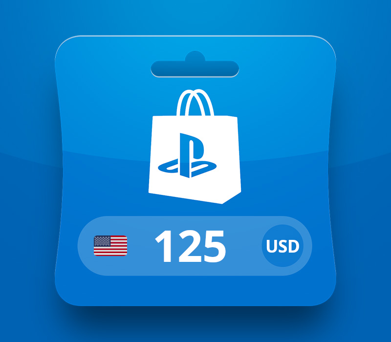 PlayStation Network Card USD 125 Gift Card US cover art