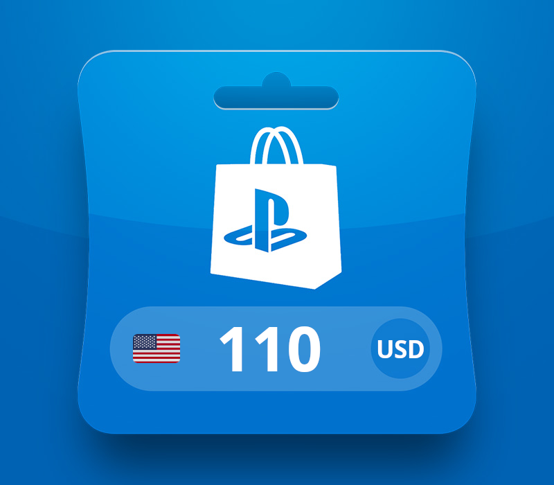 PlayStation Network Card USD 110 Gift Card US cover art
