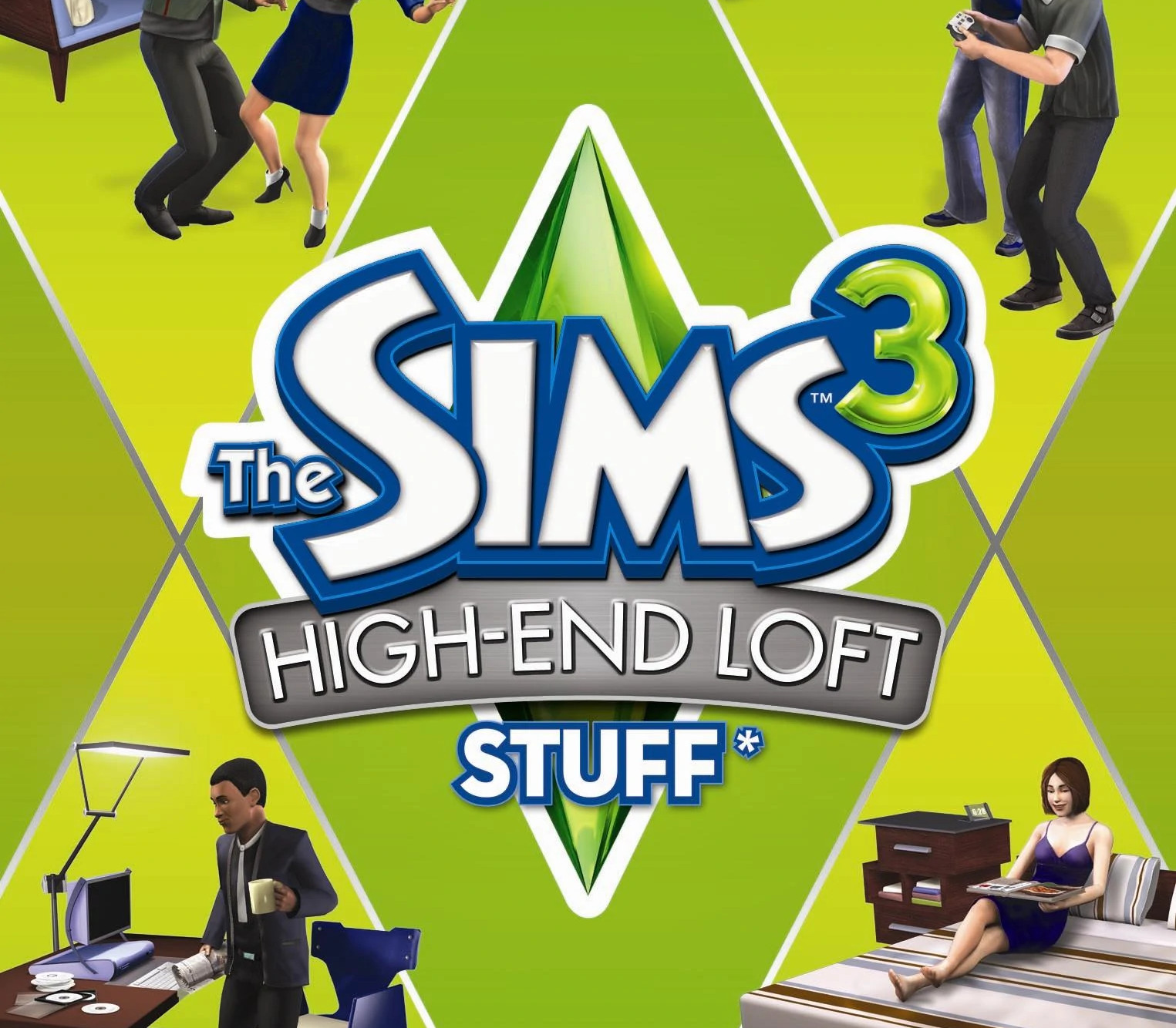 The Sims 3 + High-End Loft Stuff Pack EA App CD Key 커버 아트
