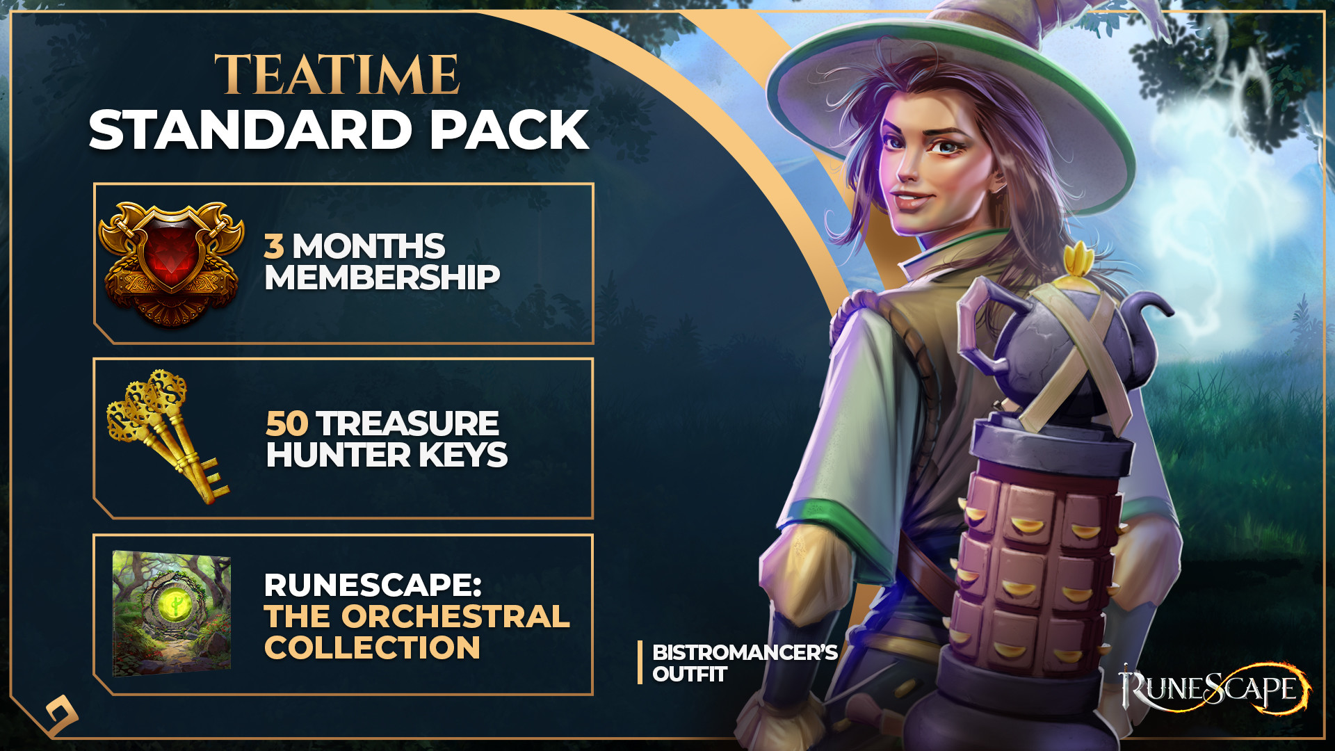 RuneScape - Teatime Standard Pack DLC PC Steam CD Key — скриншот 1