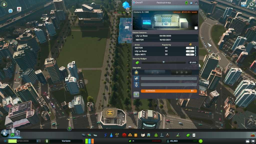 Cities: Skylines - All That Jazz DLC US Steam CD Key screenshot 2