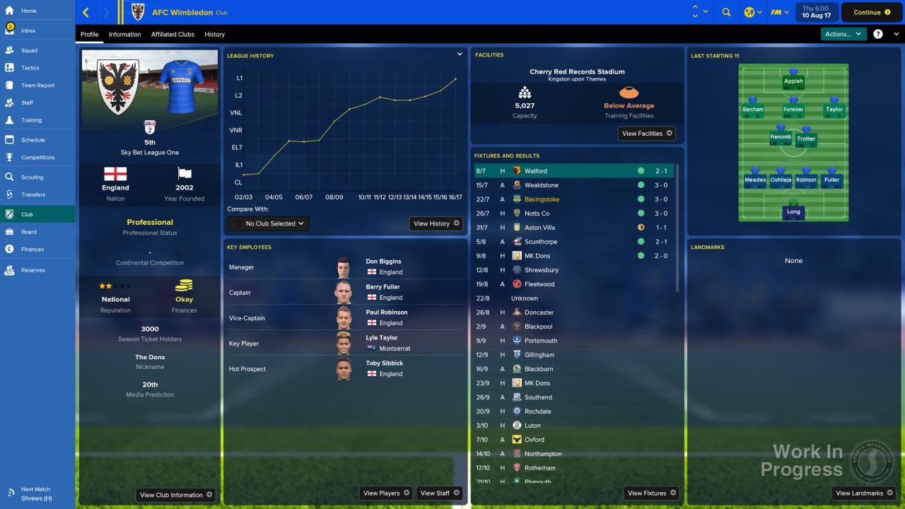 Football Manager Touch 2018 EU PC Steam CD Keyのスクリーンショット3
